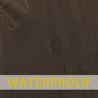 sancua 100% Waterproof Rectangle PVC Tablecloth - 70 x 90 Inch - Oil Proof Spill Proof Vinyl Table Cloth, Wipe Clean Table Cover for Dining Tables, Buffet Parties and Camping, Coffee