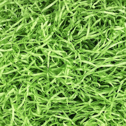 Asekonc 1/2 LB Easter Green Grass Green Raffia Grass Super Large Pack Recyclable Paper Shred for Easter Basket Filler Creative Eggs Decor Filler Gift Wrapping