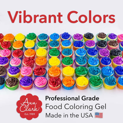 Ann Clark Super Red Food Coloring Gel Extra Large 13.5 oz Professional Grade Made in USA