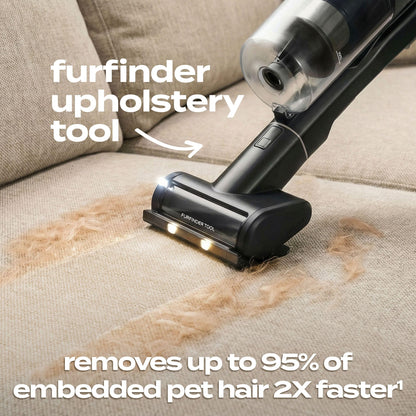 Bissell PowerClean FurGuard Self-Standing Cordless Vacuum w/Self-Cleaning Brush Roll, Wall Mount, Upholstery Tool & Bright Headlights, Amazon Exclusive Limited Edition Color, Coastal Clean, 4039A