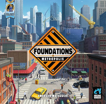 Arcane Wonders Foundations of Metropolis - Strategy Board Game - for 1 to 4 Players and Ages 14+