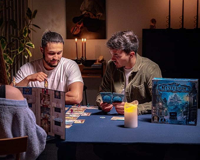 Asmodee Mysterium Board Game (2025 Refresh) - Cooperative Psychic Mystery Game with Updated Components &amp New Cards Family Fun for Kids &amp Adults Ages 10+ 3-7 Players 45 Minute Playtime