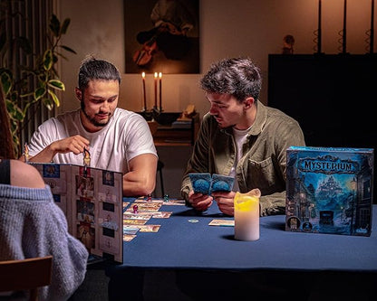 Asmodee Mysterium Board Game (2025 Refresh) - Cooperative Psychic Mystery Game with Updated Components &amp New Cards Family Fun for Kids &amp Adults Ages 10+ 3-7 Players 45 Minute Playtime