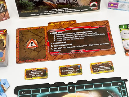Stronghold Games Terraforming Mars Ares Expedition: Crisis - Cooperative Board Game Expansion - 2 to 4 Players Ages 14+