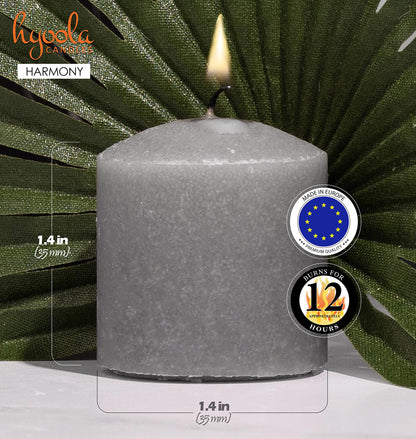HYOOLA Scented Votive Candles - Harmony Votive Candles -12 Hour Burn Time - 9 Pack - European Made