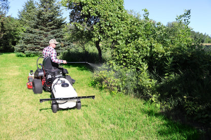 Grass Guardian 25 Gallon Pull-Behind Trailer Broadcast Sprayer - 1.1GPM, 7' Swath