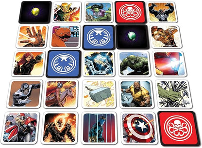 USAopoly Marvel Codenames | Based On The Hit Social Word Game Codenames | Relive Memorable Moments From The Marvel Comic Universe | Fun Board Game For The Whole Family