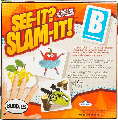 Outset Media - See It Slam It - A Fun Party Game of Speed and Observation