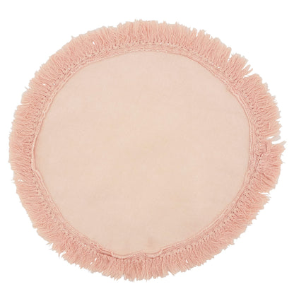 Stonewashed Fringe Placemats (Set of 4)