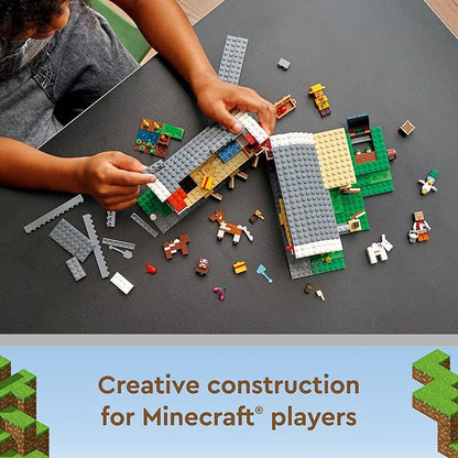 LEGO Minecraft The Red Barn 21187 Building Toy Set for Kids Girls and Boys Ages 9+ (799 Pieces)