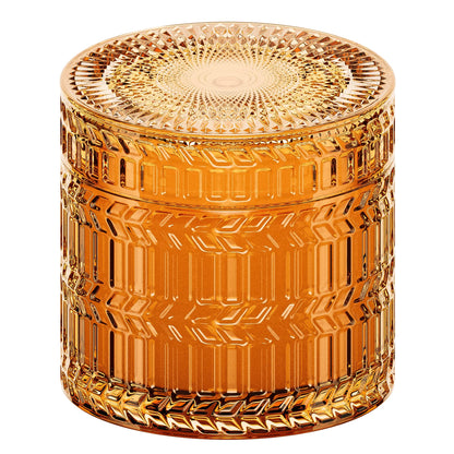 Hidden Label Zesty Bergamot Scented Candles for Home Scented, Candle Gifts for Women,Crackling Wood Wick Soy Candles, 7.4oz Glass Decorative Jar