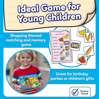 Orchard Toys Shopping List - Educational Memory Game - Age 3-7 - Perfect For Home Learning