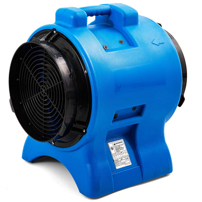 MOUNTO Ventilation Bundle – 1× 12" Axial Blower Fan (1HP, 3000 CFM) + 1× 25FT 12" Flexible Duct Hose – Industrial Exhaust Fan Kit for Crawl Spaces, Basements, Job Sites, and Construction Areas