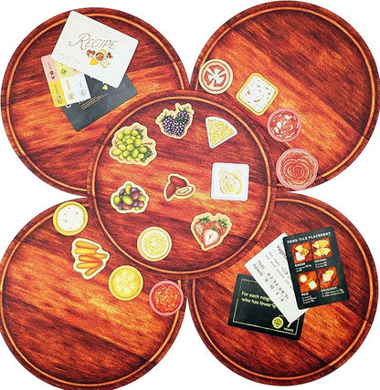 Charcuterie Board Game by 3WS - Deliciously Themed Strategy Game for 2-6 Players Ages 14+ - Perfect Food Lover's Game &amp Board Game Gift Idea for Family Night &amp Dinner Parties