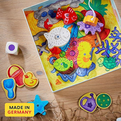 HABA My Very First Games - Here Fishy Fishy! Magnetic Fishing Game Ages 2+ Made in Germany Toddler Games Learning Toys Preschool Toys