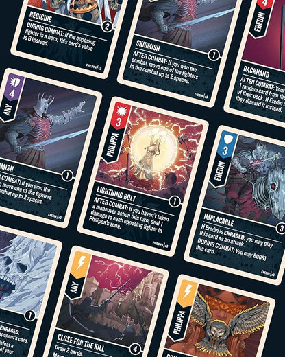 Restoration Games Unmatched The Witcher Realms Fall - Strategy Board Game for 2 to 4 Players - Witcher Heroes Expansion with Four Battlefields - 30 Min Playtime - Ages 9+
