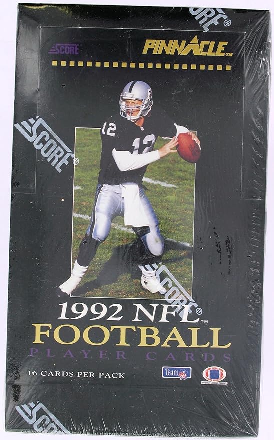 1992 NFL Pinnacle Player Cards 16 Packs Per Box