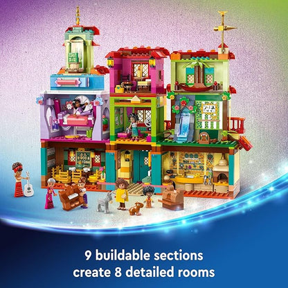 LEGO Disney Encanto The Magical Madrigal House Toy Building Playset for Kids Mirabel Princess Doll Figure Disney Toy for Girls and Boys Ages 7 and Up Fun Construction Encanto Set 43245