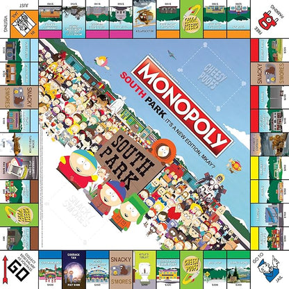 Monopoly South Park | Based on Comedy Central South Park Show | Featuring Familiar Locations Episodes and Characters | Officially-Licensed &amp Collectible Monopoly
