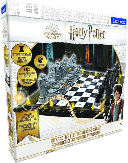 Lexibook Harry Potter® Electronic Chess Game with Tactile Keyboard and Light and Sound Effects 32 Pieces 64 Levels of Difficulty Family Board Game CG3000HP