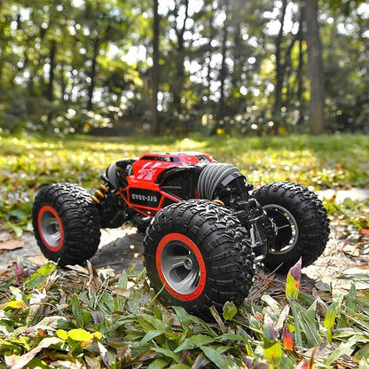 BEZGAR TD141 Remote Control Car - 1:14 Scale 4WD All-Terrains Large RC Cars for Kids 2.4GHz Transformable Stunt Cars Monster Truck Toys Christmas Birthday Gifts for Boys &amp Girls