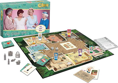Clue The Golden Girls Board Game | Golden Girls TV Show Themed Game | Solve The Mystery of Who Ate The Lastpiece of Cheesecake |Officially Licensed Golden Girls Merchandise | Themed Clue Mystery Game