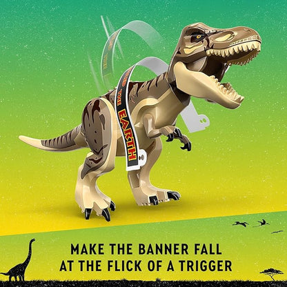 LEGO Jurassic Park Visitor Center: T. rex &amp Raptor Attack 76961 Buildable Dinosaur Toy Gift for Teens and Kids Aged 12 and Up Including a Dino Skeleton Figure 6 Minifigures and More