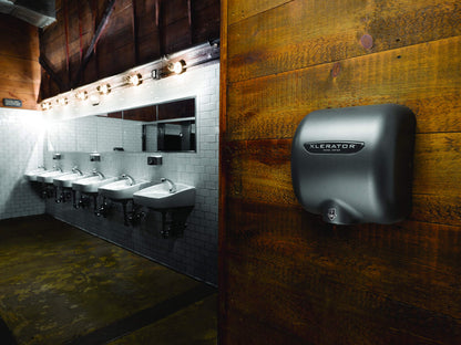 XLERATOR XL-GR Automatic High Speed Hand Dryer with Graphite Cover and 1.1 Noise Reduction Nozzle, 12.5 A, 110/120 V