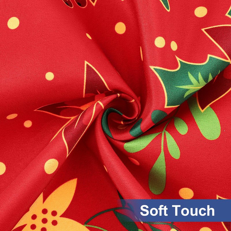 homing Round Elastic Fitted Tablecloth, Water-Resistant Fabric Tablecloths for 45"-56" Tables, Washable Polyester Table Cover for Picnic, Caming, Dinner, Indoor & Outdoor, Flowers