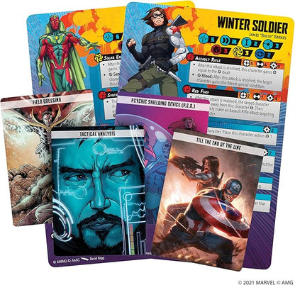 Marvel: Crisis Protocol Vision and Winter Soldier CHARACTER PACK - Heroes of Ever-Shifting Fortunes Tabletop Superhero Game Ages 14+ 2 Players 90 Minute Playtime Made by Atomic Mass Games