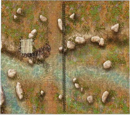 Giant Book of Battle Mats Wilds Wrecks &amp Ruins by Loke - Merchandise Game