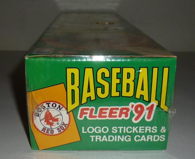 Fleer '91 Baseball Logo Stickers and Trading Cards Box Set