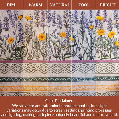 Maison d' Hermine Table Cloth Rectangle Table 100% Cotton 54 x 72 Inches Tablecloth Reusable Decorative for Dining Kitchen Room Farmhouse Home Gifts for Mothers Day Spring Summer - Fanny Lavender