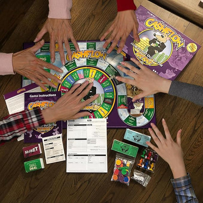 Rich Dad CASHFLOW Board Game Educational Business &amp Finance Literacy Game Ages 14 &amp Up - Financial Learning Games for Kids Teens Adults and Family