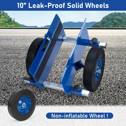 lukar Panel Dolly Heavy Duty 1100LBS Capacity, Adjustable Panel Dolly Cart with 10" Solid Rubber Wheels, Drywall Mover Cart for Wood Panels, Doors and Drywall Sheet
