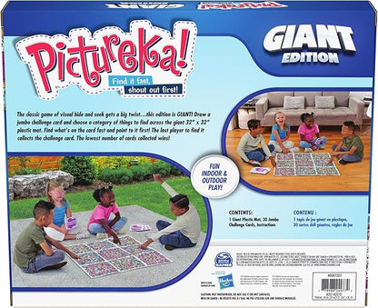 Spin Master Games Pictureka. Giant Edition Family Game for Indoor &amp Outdoor Fun with Big Oversized Board for Family and Kids 2-4 Players Ages 6 &amp Up