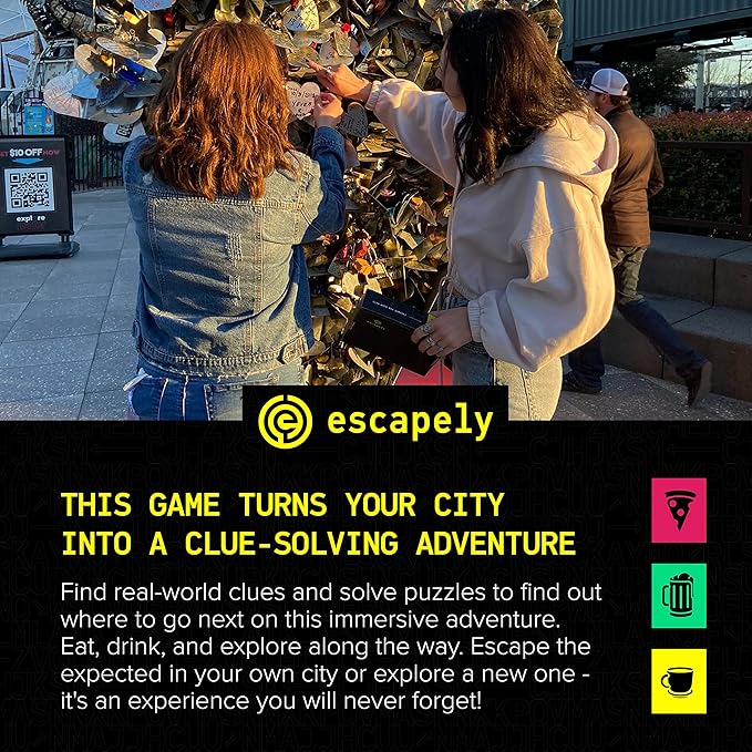 Outdoor Escape Room I Central Park New York City I Escape The City I Multi-Player Mystery Escape Room Hunt I Interactive Puzzle Game for Your City