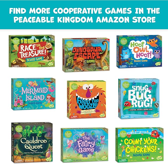 Peaceable Kingdom The Fairy Match Game - an Enchanting Board Game for 2-6 Kids Ages 5+