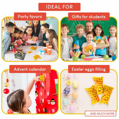 BONNYCO Play Dough Set with Molds and Goody Bags, Pack 16 Party Favors for Kids Age 3-9. Bulk Gifts, Kids Toys, Mini Birthday Games, Stocking Stuffers, Arts and Crafts Kit for Classroom