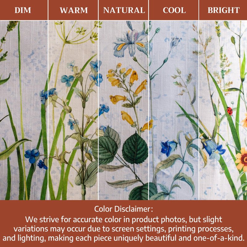 Maison d' Hermine Table Cloth Rectangle Table 100% Cotton 60 x 90 Inches Tablecloth Reusable Decorative for Dining Kitchen Room Farmhouse Home Gifts for Mothers Day Spring Summer - Fleurs De Mai