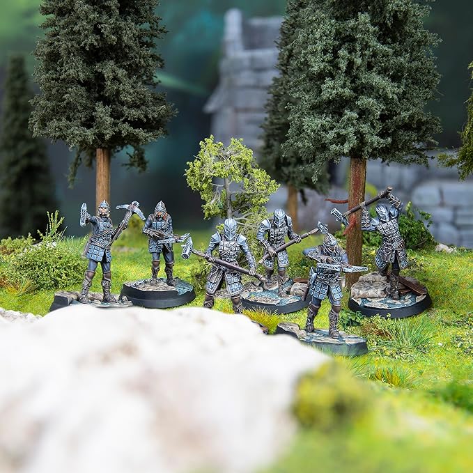 Modiphius: The Elder Scrolls: Call to Arms - Dawnguard Vampire Hunters - 6 Figure Resin Expansion Chapter 3 Unpainted 32mm RPG Miniatures w/ Scenic Bases