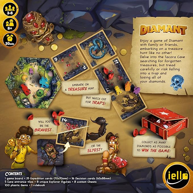 IELLO Diamond (New Edition) (3-8 Players Age 8+)