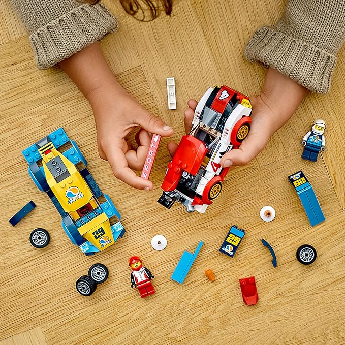 LEGO City Racing Cars 60256 Fun Buildable Toy for Kids (190 Pieces)
