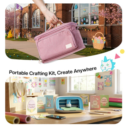Likcut Vinyl Cutter Machine - Heat Transfer Creator Bundle with Carrying Case & Accessories