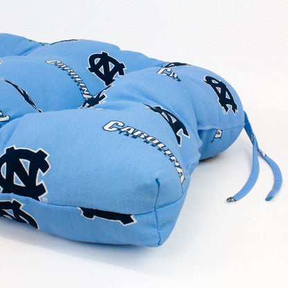 College Covers Comfy Loveseat Settee Cushion, 46 in x 20 in x 3 in, North Carolina Tar Heels