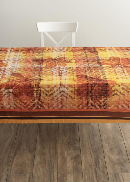 Maison d' Hermine Table Cloth Rectangle Table 100% Cotton 60 x 108 Inches Fall Tablecloth Reusable Everyday Use for Thanksgiving Christmas Decorations Dining Farmhouse Party (Thanksgiving Tartan)