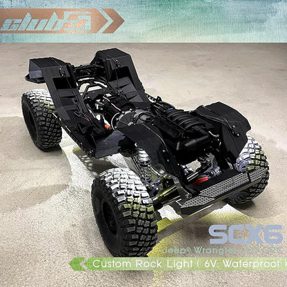 Club 5 Racing Waterproof Rock Light ( 6V ) For Axial SCX6 Jeep JLU Wrangler