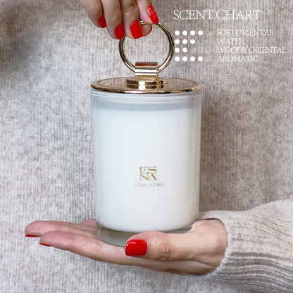 Luxury Scented Candle Aromatherapy Candles for Home Scented 100% Natural Soy Candles Hand Poured Vegan Wax Holiday Candles Gift for Christmas Home Decor Gifts for Women 8.8oz Long Lasting Slow Burn