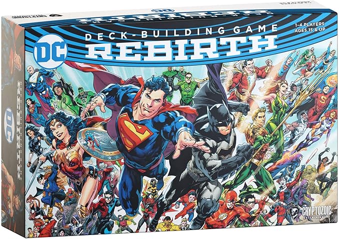 DC Deck Building Game: Rebirth - Multiple Campaign Scenarious with Unique Gameplay and Cards - Features Iconic DC Universe Location - Compatible with Other DC Deck-Building Game Series