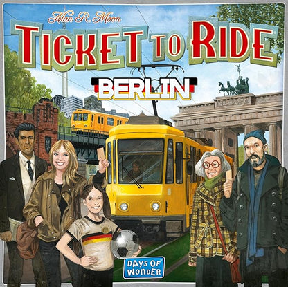 Asmodee Ticket to Ride Berlin Board Game - Train Route-Building Strategy Game Fun Family Game for Kids &amp Adults Ages 8+ 2-4 Players 10-15 Minute Playtime
